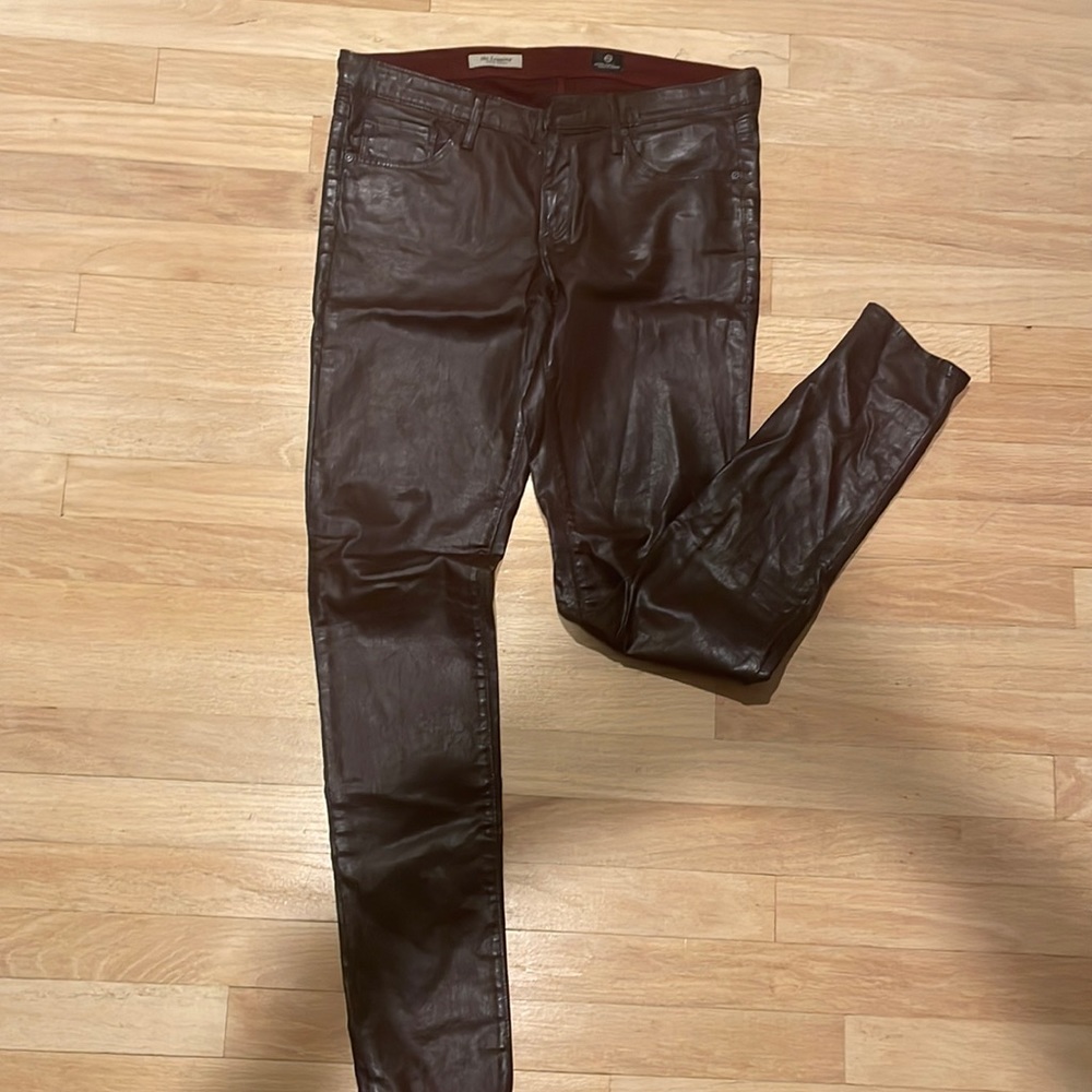 AG coated skinny jeans